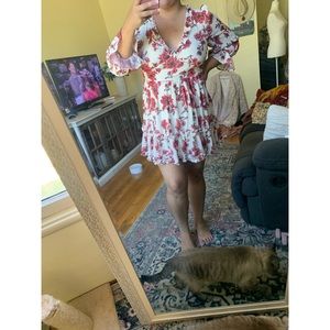 Floral mini dress